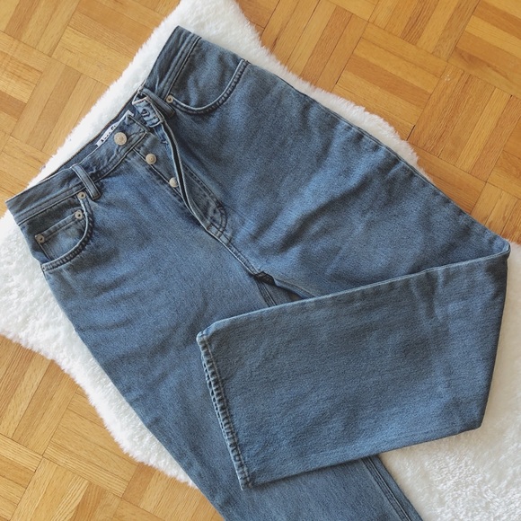 Acne Studios Taguhy Den mid-rise bootcut jeans - Picture 1 of 3